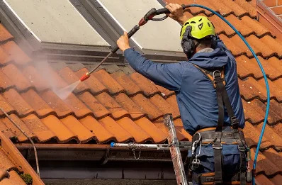 Démoussage et hydrofuge de toiture à Roye
